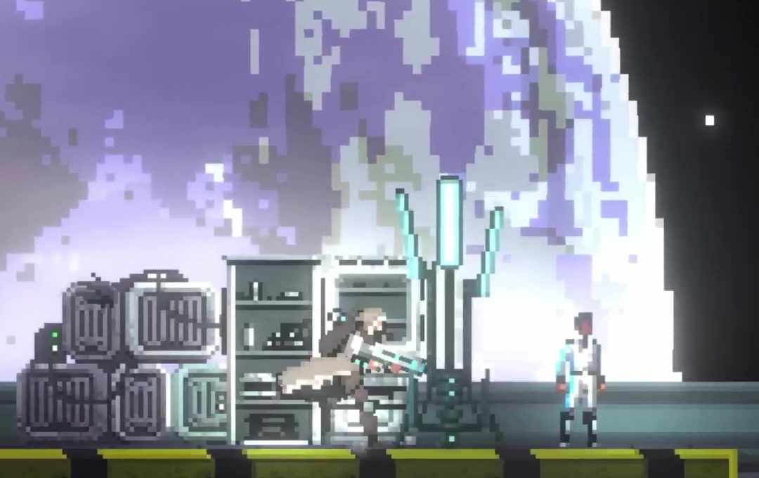 An Aetherion agent inside a research facility